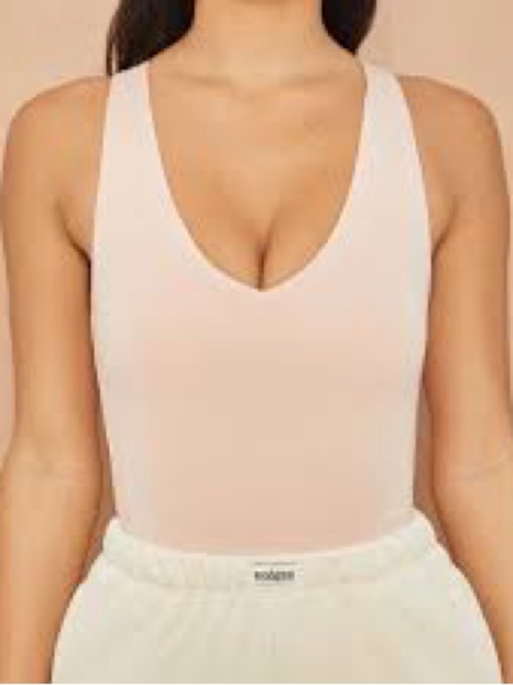 Bo+Tee V-Neck pink Tank Top